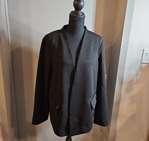 Alfani Men's Charcoal Textured Jacket